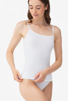 Top bezszwowy na cienkich ramiączkach Camisole