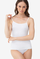 Top bezszwowy na cienkich ramiączkach Camisole