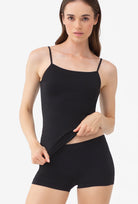 Top bezszwowy na cienkich ramiączkach Camisole