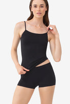 Top bezszwowy na cienkich ramiączkach Camisole