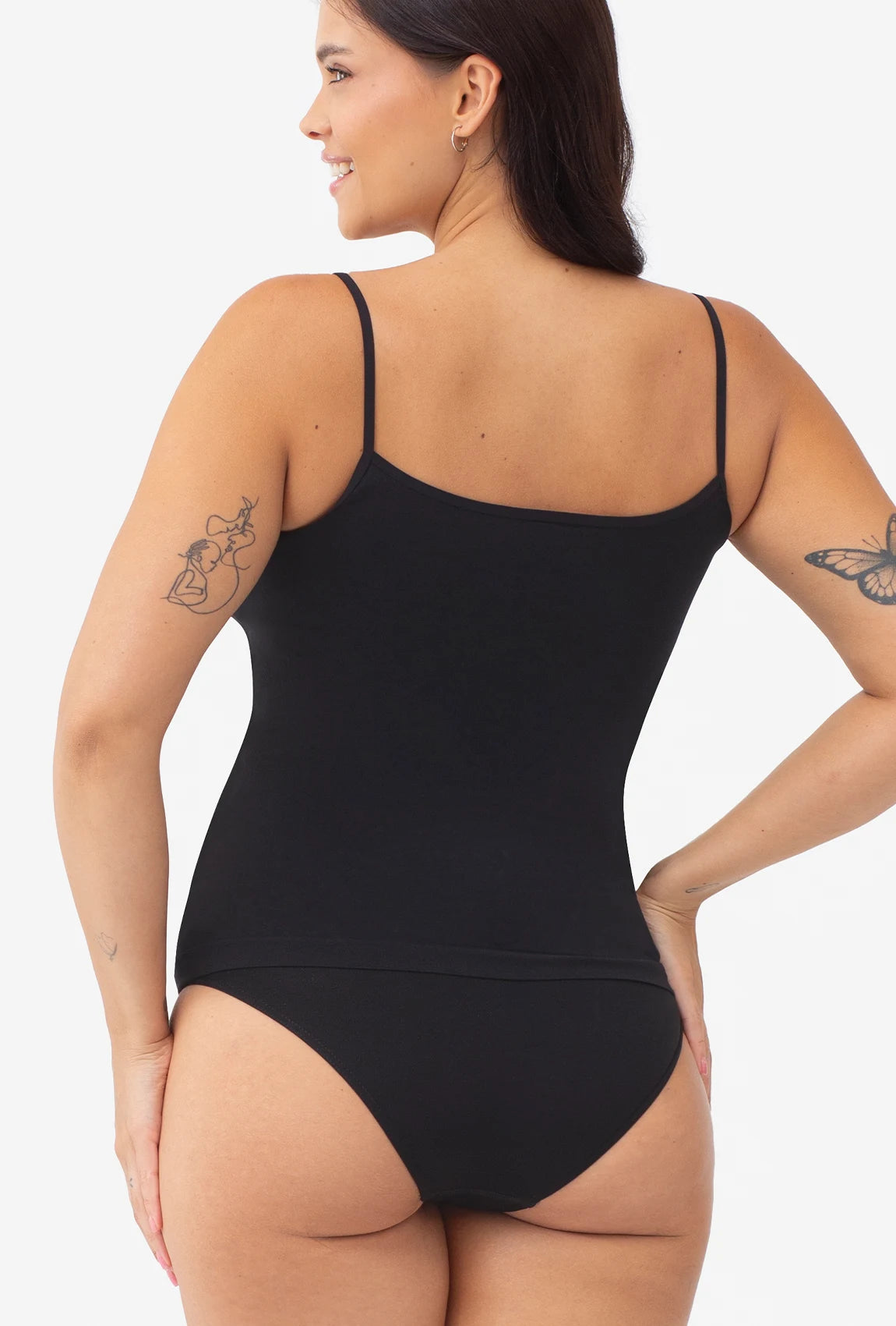 Top bezszwowy na cienkich ramiączkach Camisole - Gatta