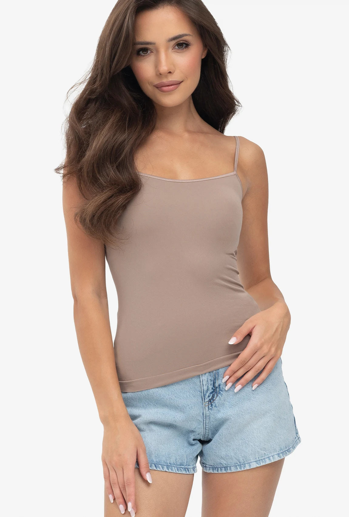 Koszulka na cienkich ramiączkach Camisole Invisible skin