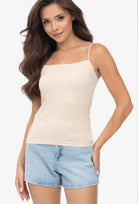 Kremowa koszulka na ramiączkach Camisole Invisible skin