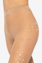 Cienkie rajstopy w kropki Dotsy wz. 17