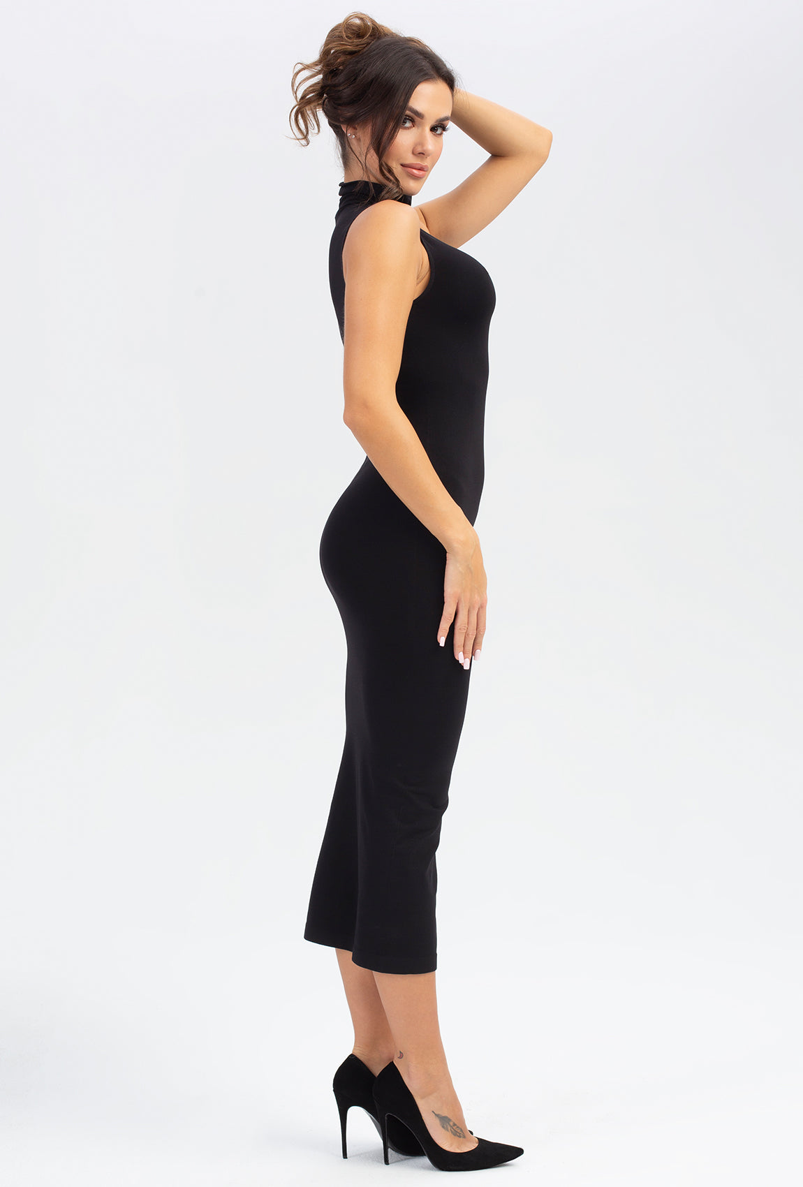 Czarna sukienka Sensual Golf - Gatta