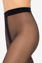 Czarne rajstopy wzorzyste Lovely wz. 06