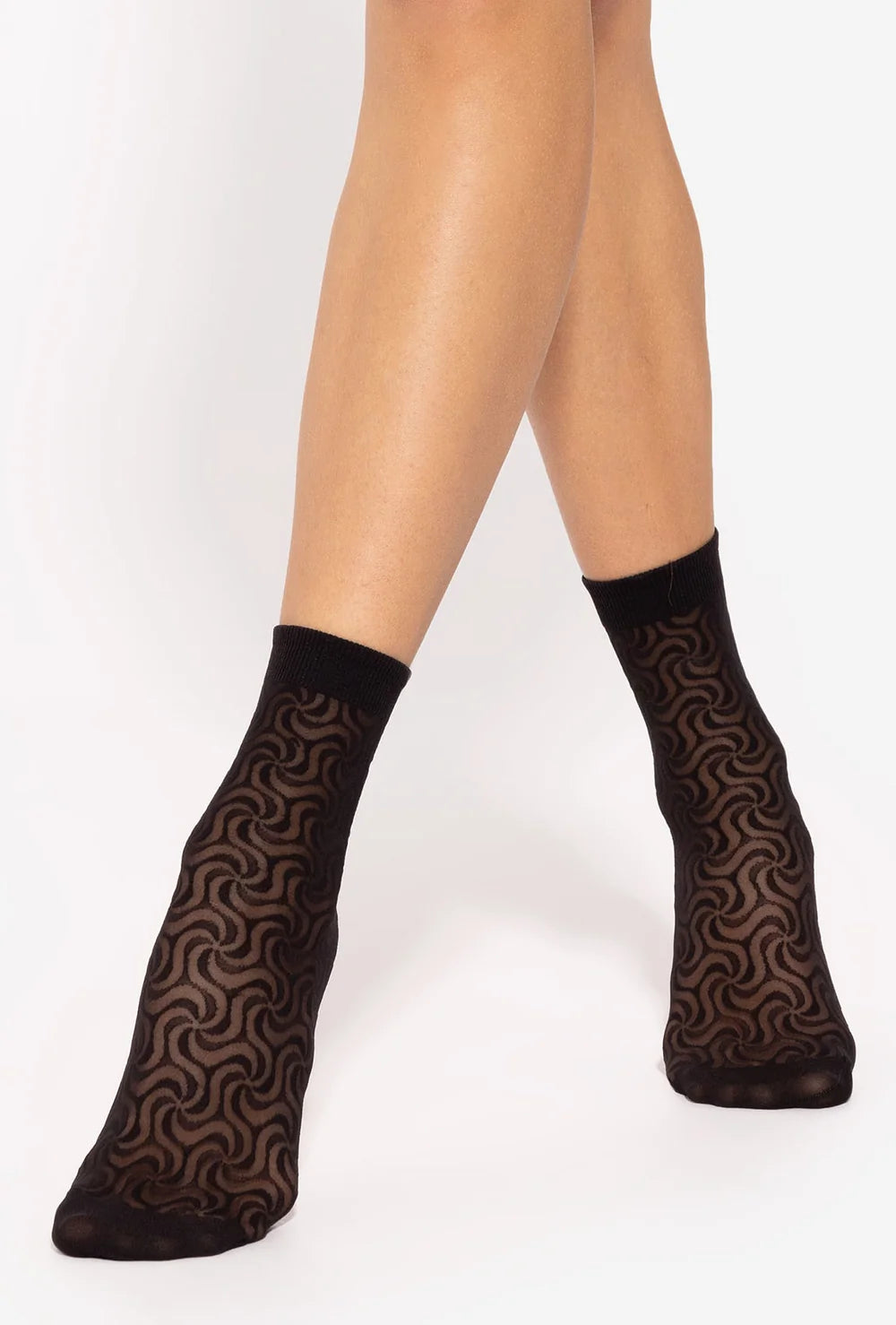 Czarne skarpetki rajstopowe wz. 10 - Gatta