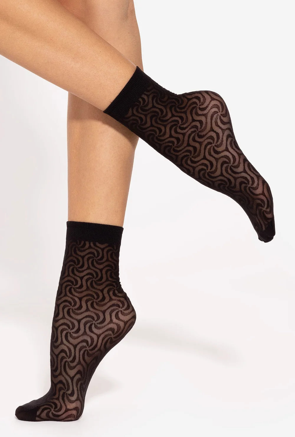 Czarne skarpetki rajstopowe wz. 10 - Gatta