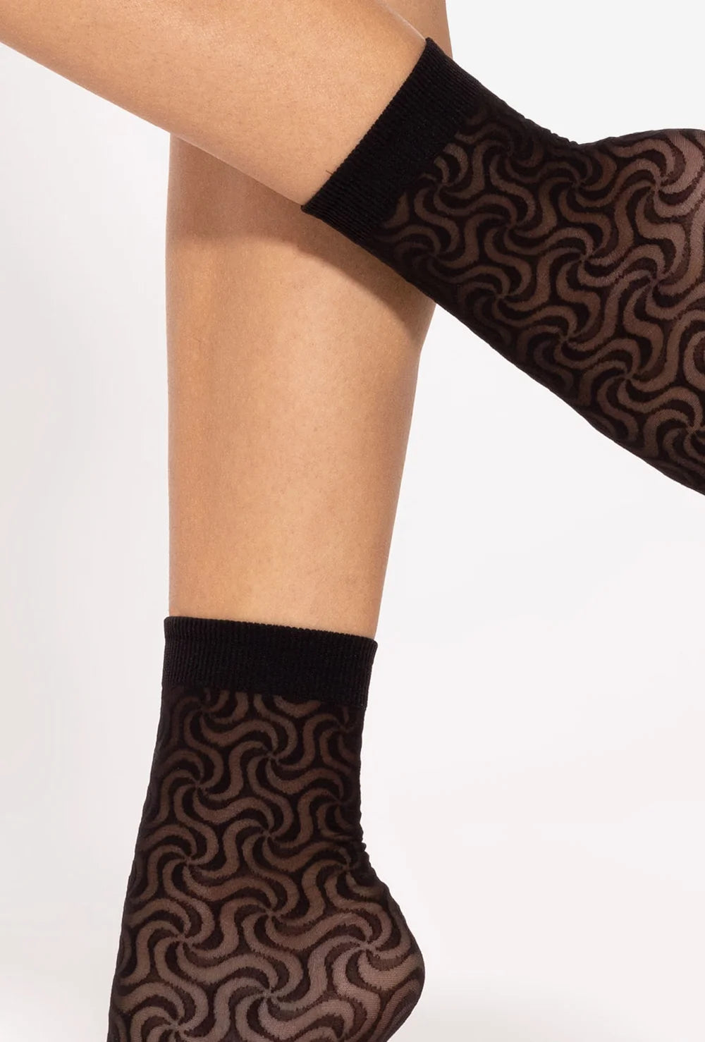 Czarne skarpetki rajstopowe wz. 10 - Gatta