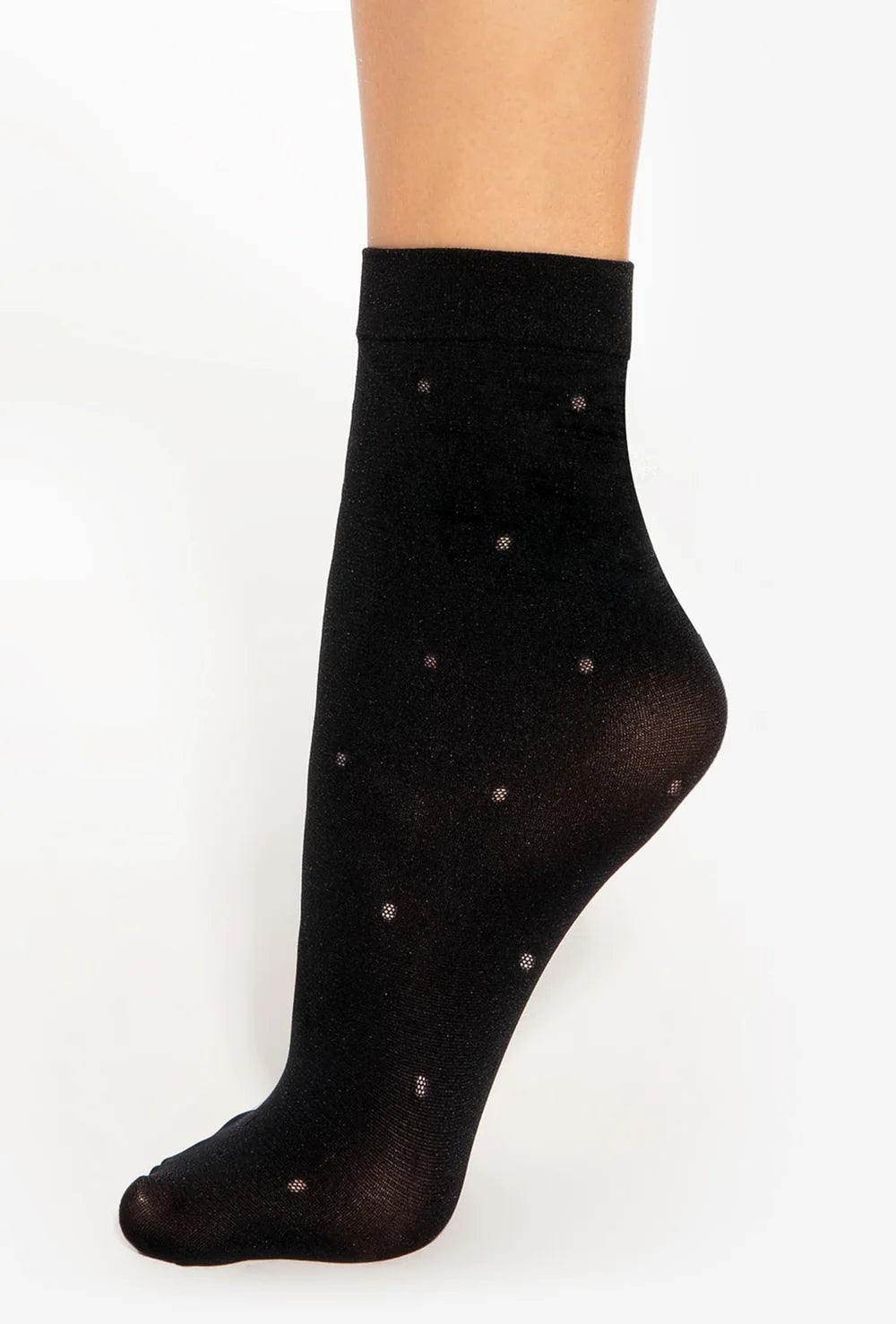 Czarne skarpetki w drobne kropki Stylove wz. 01 - Gatta