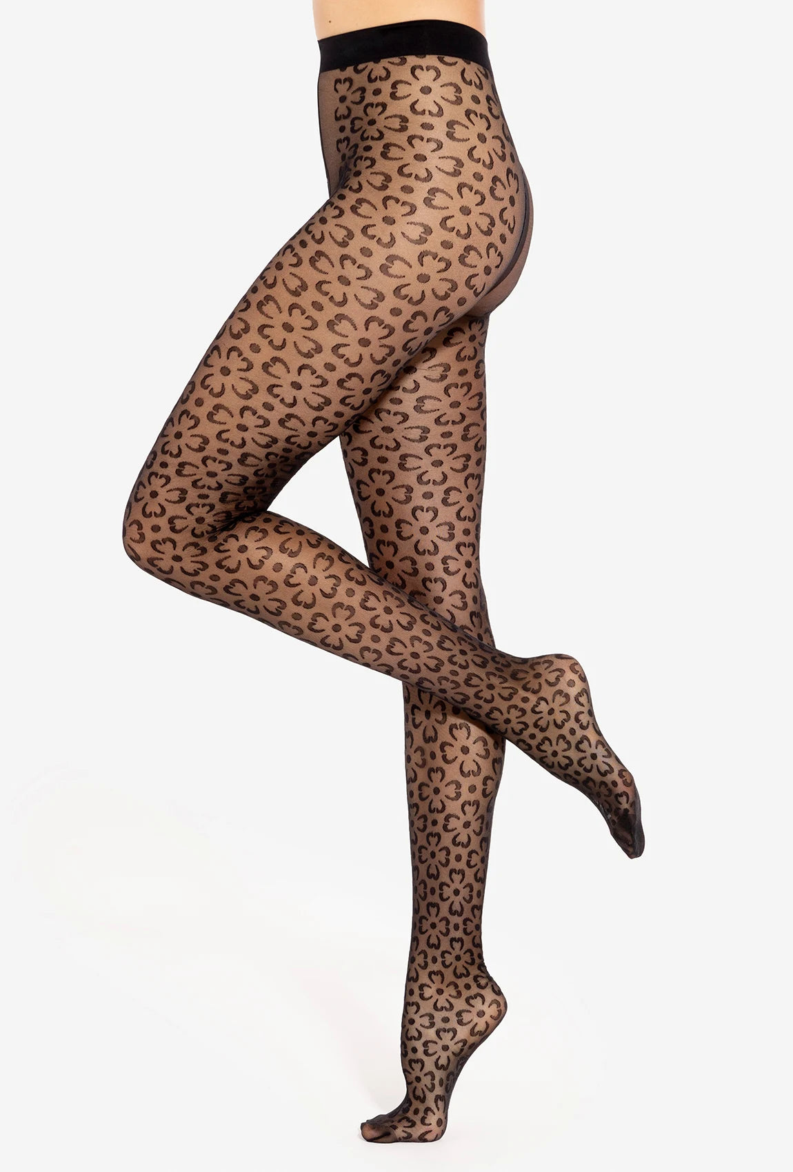 Rajstopy w kwiaty Daisy 03 - Gatta