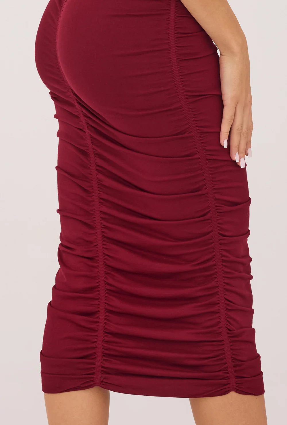 Dopasowana drapowana sukienka Camila - Gatta