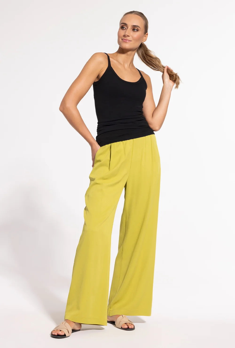 Dopasowany top na ramiączkach Bege - Gatta