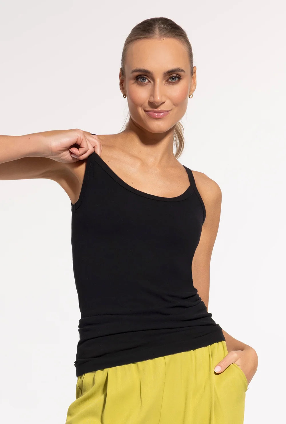 Dopasowany top na ramiączkach Bege - Gatta