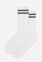 Długie skarpetki z połyskującymi paskami wz. 995