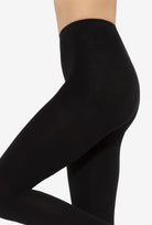 Gładkie rajstopy z jedwabiem