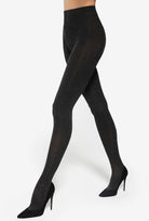 Gładkie rajstopy z jedwabiem