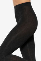 Gładkie rajstopy z jedwabiem