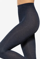 Gładkie rajstopy z jedwabiem