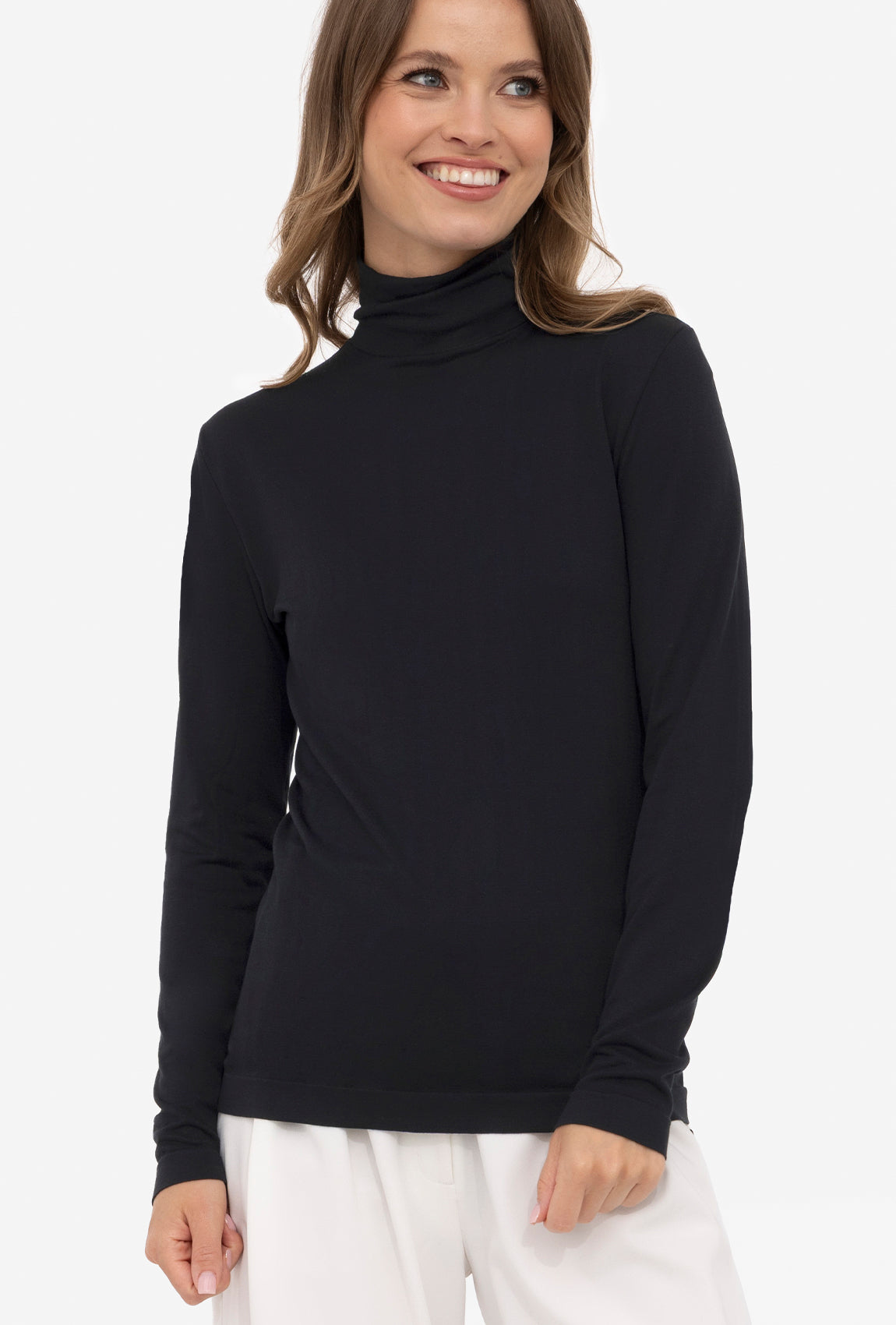 Czarny golf damski Chiara