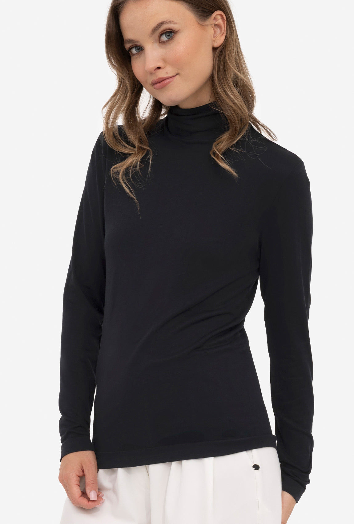 Czarny golf damski Chiara - Gatta