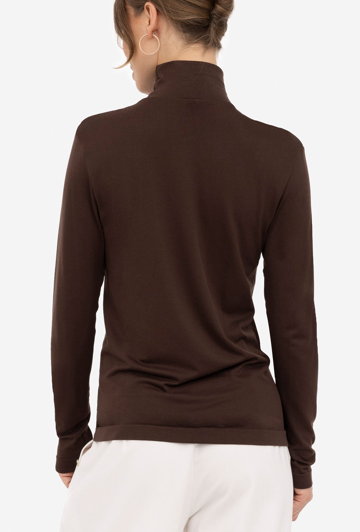 Brązowy golf damski Chiara - Gatta