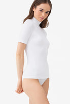 Bezszwowy golf z krótkim rękawem