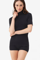 Bezszwowy golf z krótkim rękawem