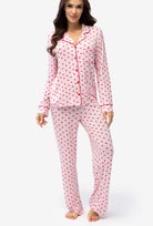 Piżama damska w serduszka