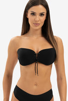 Czarny biustonosz samonośny Beauty bra 01