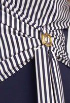 Jednoczęściowy strój kąpielowy w paski