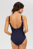 Jednoczęściowy strój kąpielowy w paski