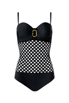 Jednoczęściowy strój kąpielowy z siateczką Paros (S8030Z5)