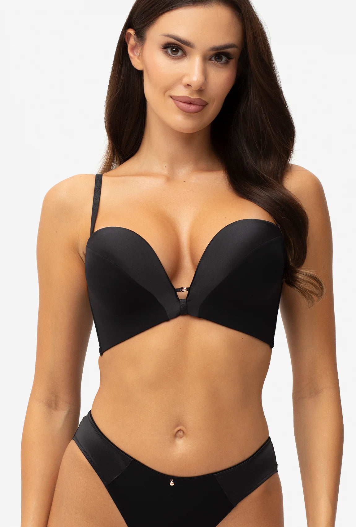 Czarny biustonosz push up Jolie - Gatta