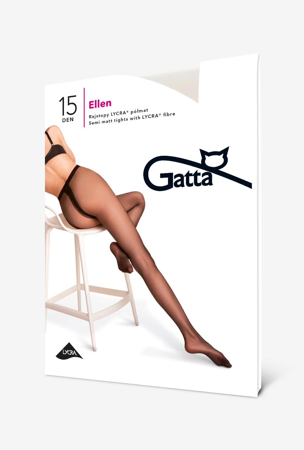 Klasyczne rajstopy damskie Ellen 15 den - Gatta