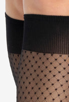 Czarne podkolanówki Trendyline 24