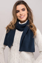 Gładki szalik damski 02