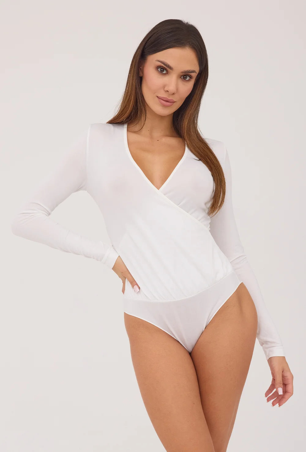 Kopertowe body z wiskozy Constanza - Gatta