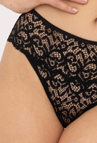 Koronkowe majtki z wysokim stanem Nicole