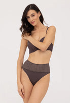 Koronkowe majtki z wysokim stanem Olivia