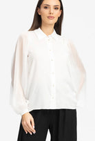 Biała koszula damska Boho