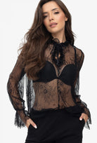 Koronkowa koszula damska Lace