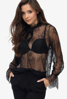 Koronkowa koszula damska Lace