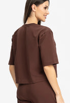 Brązowy t-shirt Malaga 02