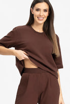 Brązowy t-shirt Malaga 02