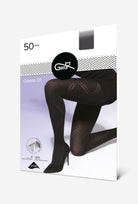 Kryjące rajstopy wzorzyste Odetta wz. 01