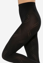 Kryjące rajstopy wzorzyste Odetta wz. 01