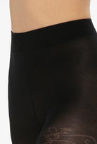 Kryjące rajstopy z kwiatowym wzorem Floral wz. 02