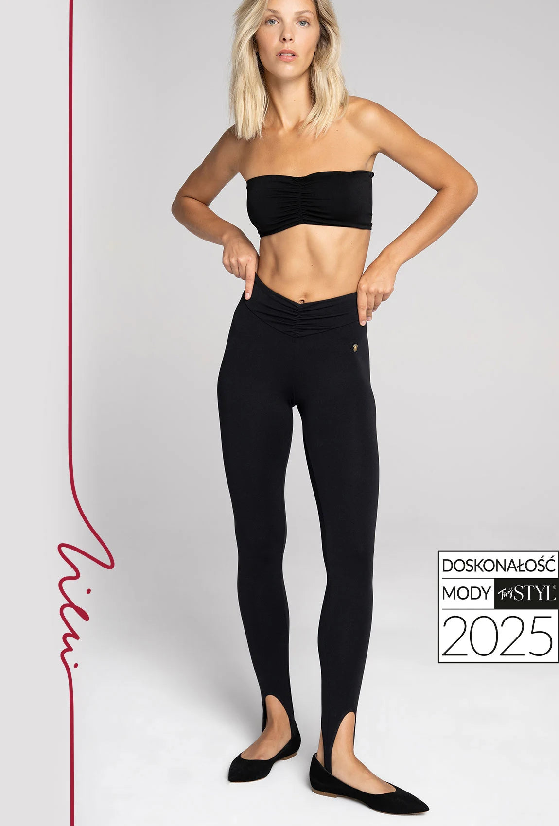 Czarne legginsy Scarab z kolekcji Zień x Gatta - Gatta