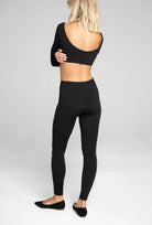 Czarne legginsy Monogram z kolekcji Zień x Gatta